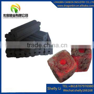 Natural bamboo material barbecue (BBQ) application square bbq charcoal