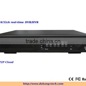 32channel CIF H.264 p2p cloud DVR,32ch Standalone DVR