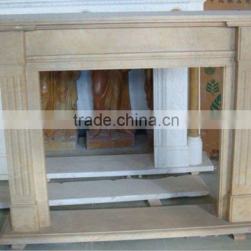 marble tile fireplace