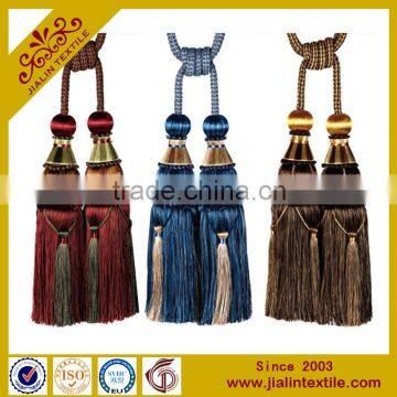 high quality home decor rayon curtain tassel