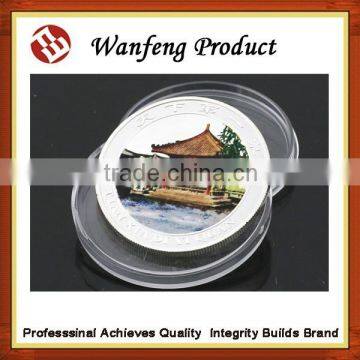 China Factory Custom Engraved Silver Coin for Gift photo-4