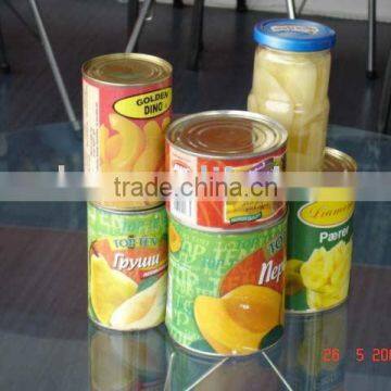 All kinds of tinned food