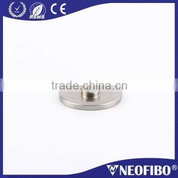 Heat-treated 30mm diameter fiber optic hand polilshing part