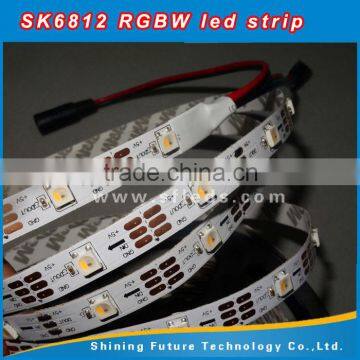 sk6812rgbw programmable Cinta Led addressble rgbw led pixel tape strip