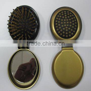 Pop Compact Pocket Mirror with Comb