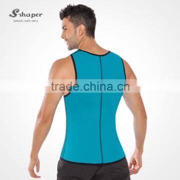 S-SHAPER China Factory Men`s Camiseta Ultra Sweat Shirt Sports Sweat Enhancing T-shirt Weight Loss Control Tank Top photo-3