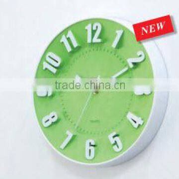 3D number plastic wall clock