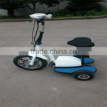 high quality folding portable medical mobility scooter/three wheel electric scootere for disabled/3 wheel roadpet ginger mypet