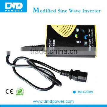 Micro Off Grid Tied Inverter 12v 200w Modified Sine Wave Car Power Inverter mini inverter For Car