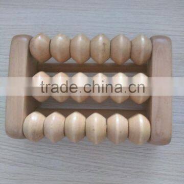 Chinatop popular wooden three roller foot massager