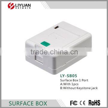 LY-SB05 1 Ports Surface Mount Box for RJ45 Module photo-2