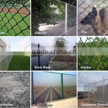 Chain Link Fence for decorative garden fence / China Wholesale used chain link fence for sale factory