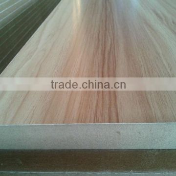 Matt 12mm Walnut color Melamine MDF board