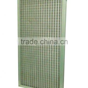 Washable Pleated Panel Aluminum Mesh Air Filter in Lampblack Treatment photo-3