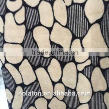 Stripe With Stone Shape Compound Design KS Printed Velvet