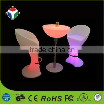 LED rechargeable waterproof decoration bar table firniture with CE&RoHS certification