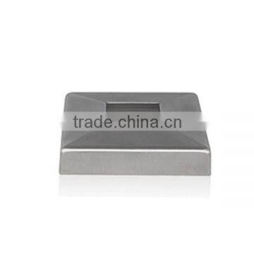 wenzhou china stainless steel square post base cover for handrals and stairs
