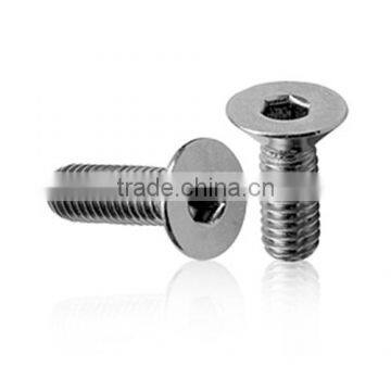 Hexagon socket countersunk screw side fix Railing Stainless steel Glass clamp Screw M6 for glass clip