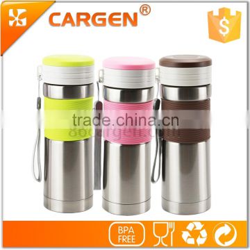 Portable silling 370ml insulated stainless steel water bottle