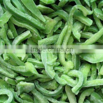 top quality of stripe 6mm Frozen green pepper