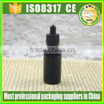 Screw Cap Sealing Type black frosted glass dropper bottle 100ml