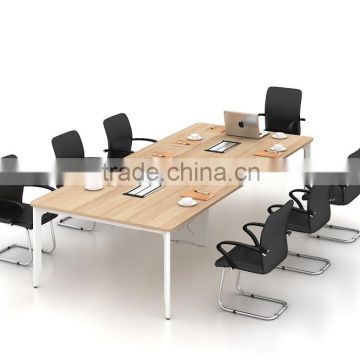 Big wooden conference table