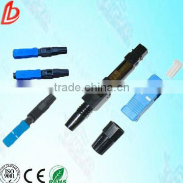 SC/UPC fiber optic fast connector , quick field assembly FTTH SC fast connector