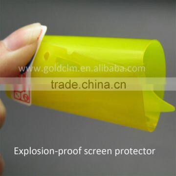 TPU NANO yellow explosion proof for iphone 6 plus screen protector