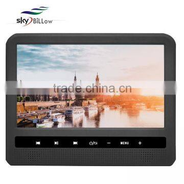 9 " headrest car dvd player with super slim case wireless games and support dvd vcd cd sd usb format