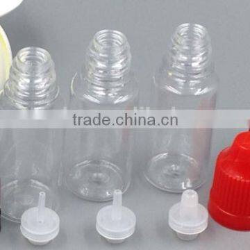 liquid/cigarette/juice nicotine dropper bottles with childproof cap