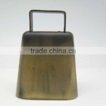 bronze cow bell A2-C050 for sporting events, your own logo and lanyard are available(A507)