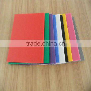 Hot sale red 5mm thickness pp corrugated plastic sheet extrusion line foam sheet