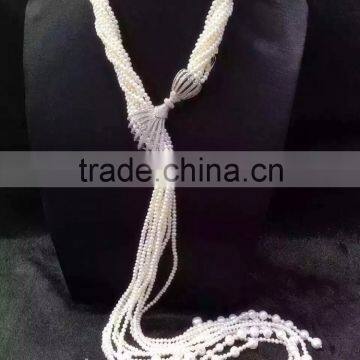 fashion pearl bead sweater chain / accessories for women neck