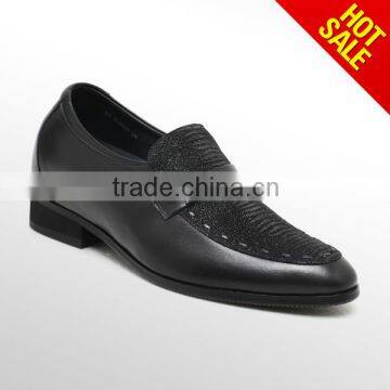 Height increasing high fashion branded men low top semi formal shoes/shoes men leather/turkish shoes men