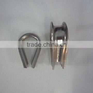 High Quality Polished Stainless Steel Electrical Wire Rope Thimble photo-2