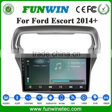 Funwin HD 1024*600 Android Car Radio For Ford Escort 2012 car dvd player