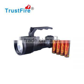 TrustFire the newest IPX8 diving flashlight DF009 1600LM led diving torch 4*18650 battery diving light with CE FCC