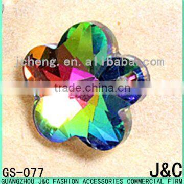 14mm colorful flower shape crystal pendant