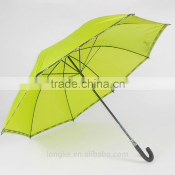 good quality straight shaft umbrella with decorative border