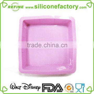 Food grade custom square shape non-stick silicone cake mould