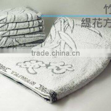 Bamboo charcoal face square towel