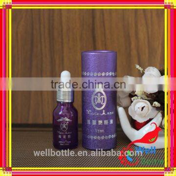 Customized printed paper tube for glass dropper bottle packaging with paper craft packaging