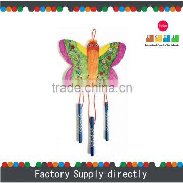 Hotsale Natural Color Butterfly Shaped Unique Wooden Cheap Wind Chime