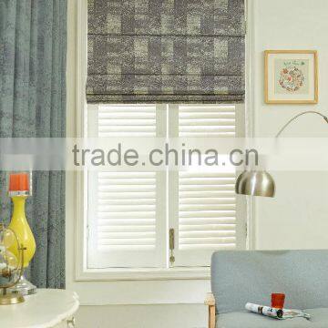 Foam coated 4 pass 100% polyester jacquard weave blackout functional curtain fabric