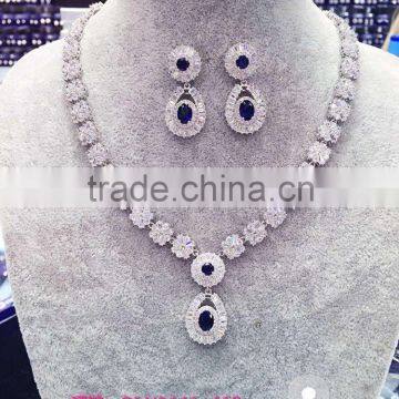 wedding jewelry set Cubic zirconia Bridal necklace set