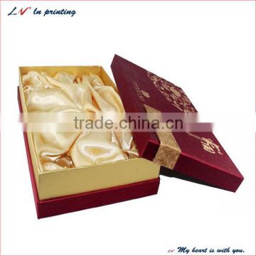 hot sale fancy packaging gift boxes for wine made in shanghai