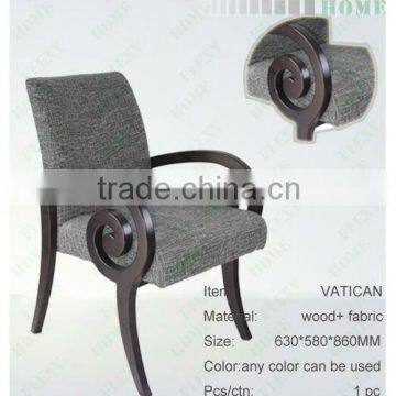classic wood hotel banquet chair