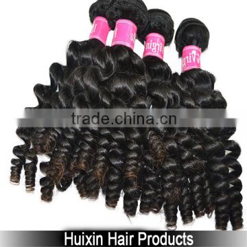 2014 6A Unprocessed silk straight remy indian human bulk hair Baby Curly