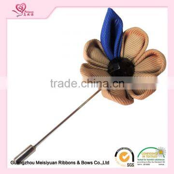 Wholesale novelty grosgrain ribbon flower corsage for clothing