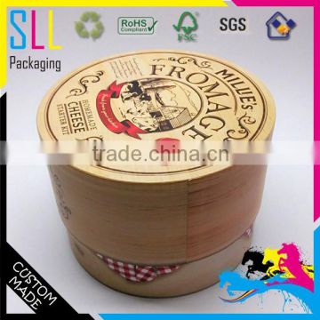 rigid paper tube hat box packaging